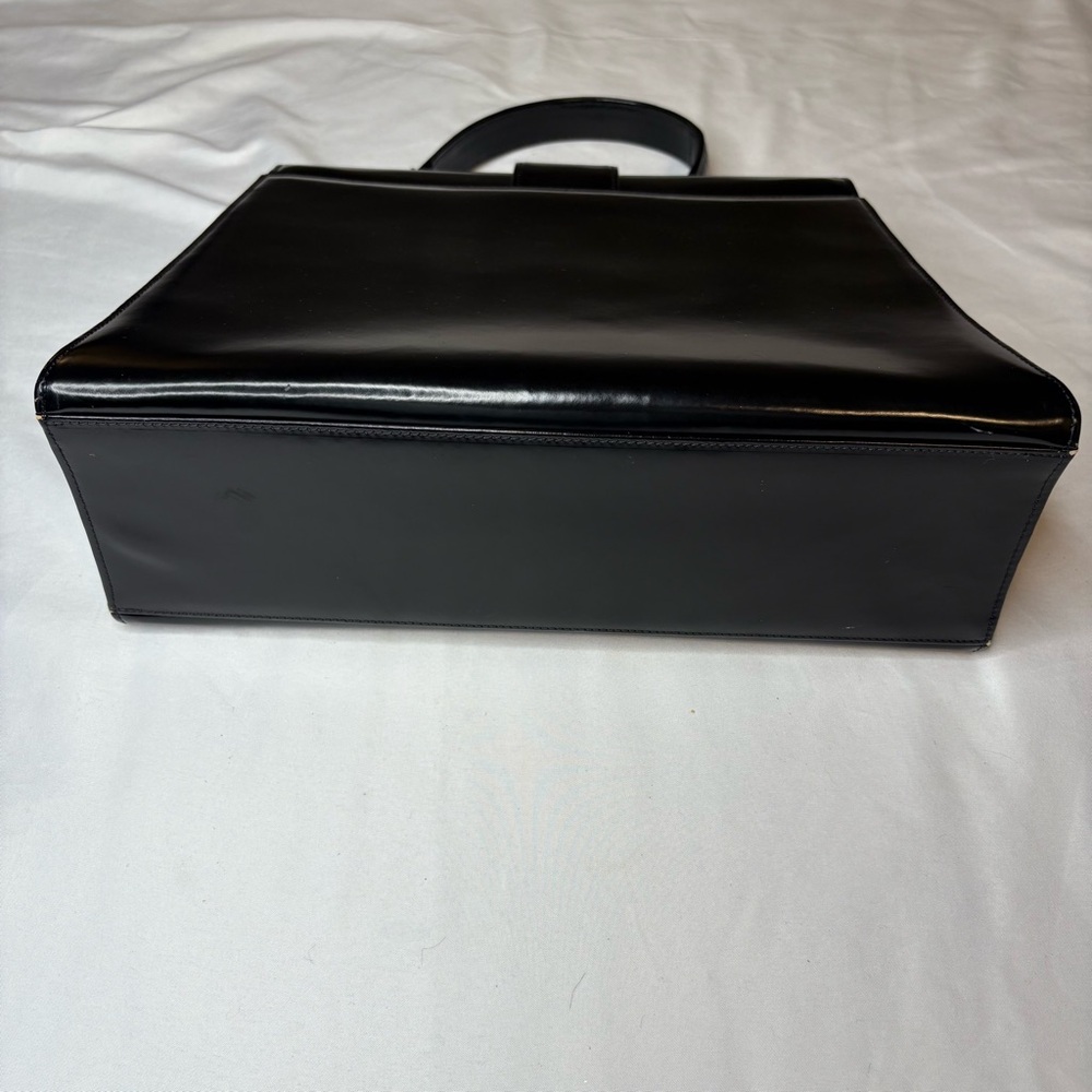 VALENTINO Black Top Handle Leather Bag EUC & STUNNING - Picture 8 of 14